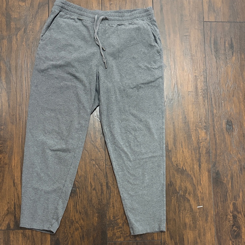 Eileen Fisher Womens Heather Gray Joggers